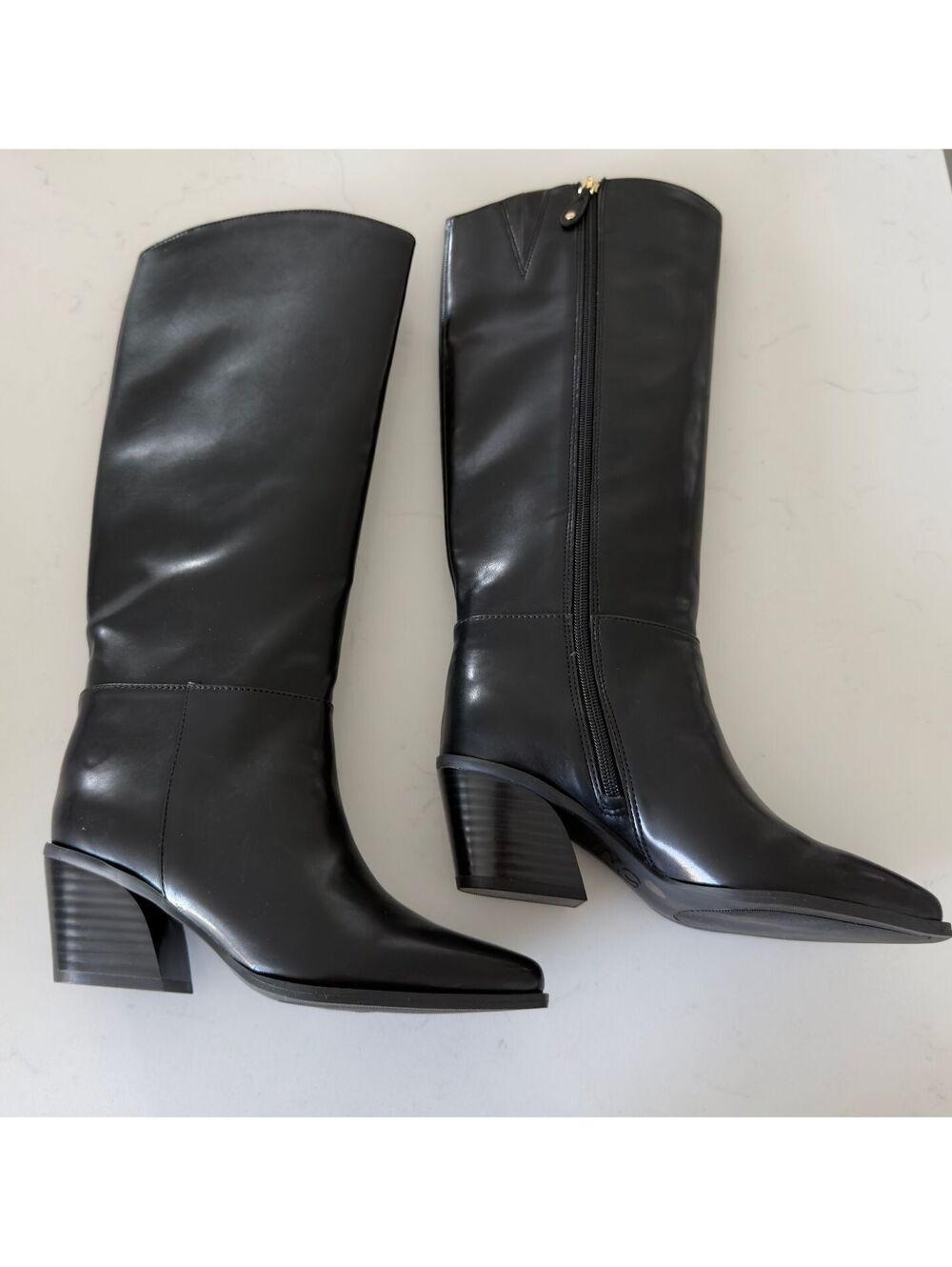 I.N.C. International Concepts Black Jaslynn Pointed Toe Boots Women Size 5
